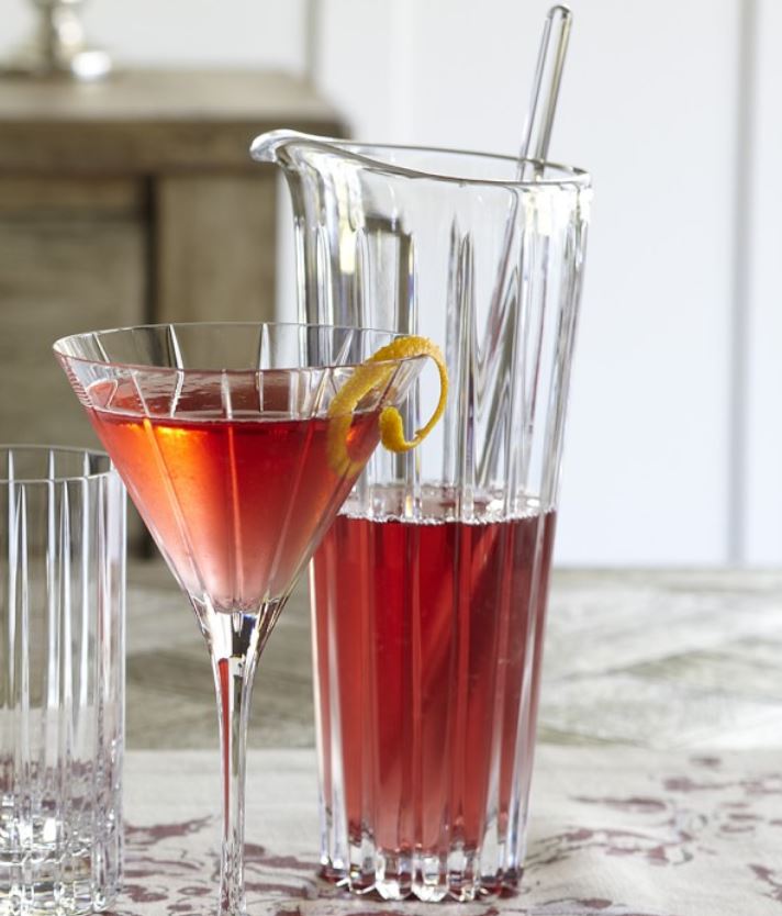 williams sonoma martini mixer glass