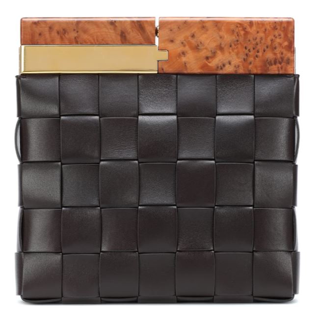 Bottega Veneta Intrecciato Leather Clutch Bag