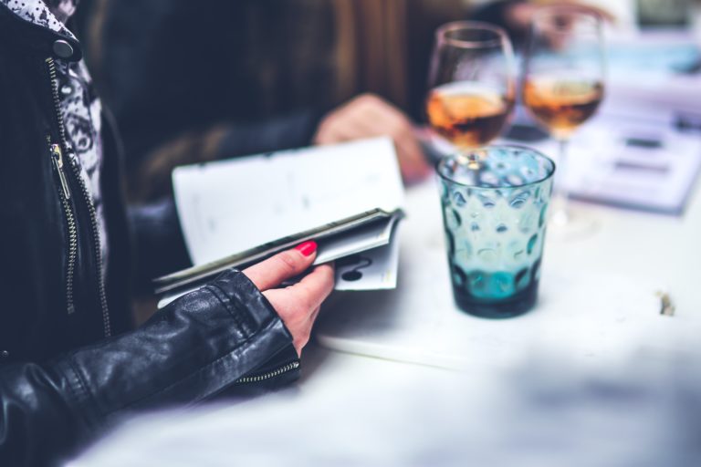 finding your passion leather jacket red nails