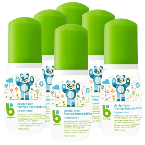 Alcohol-Free Foaming Hand Sanitizer, On-The-Go, Fragrance Free