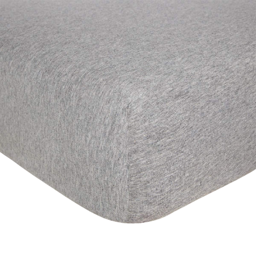 Fitted Crib Sheet, Solid Color, 100% Organic Cotton Crib Sheet for Standard Crib and Toddler Mattresses