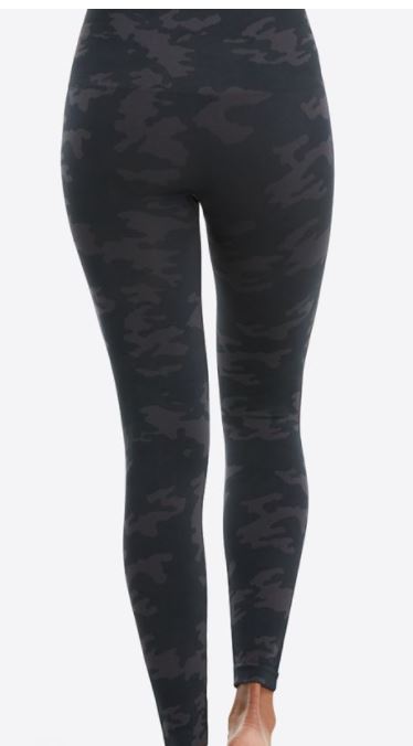 spanx black camo leggings