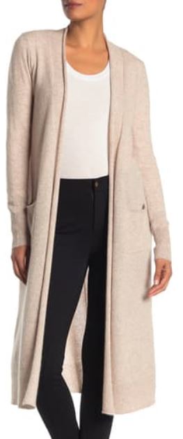catherine malandrino cashmere sweater cardigan duster christmas gift